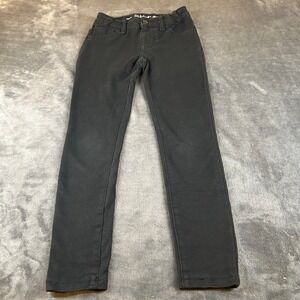 Cat &‎ Jack Girls Black Jegging Super Stretch Elastic Pants Youth Medium (7/8)